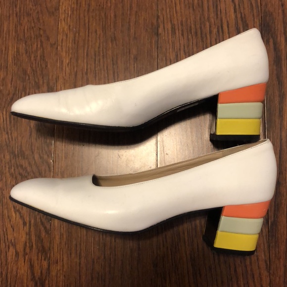 Salvatore Ferragamo colourful block heels - Picture 4 of 11